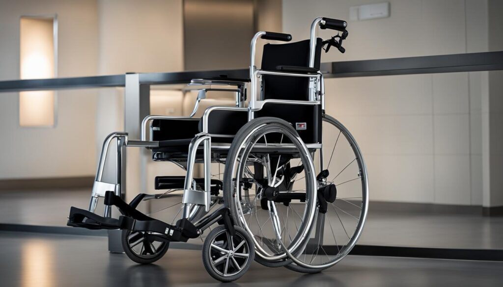舒適的醫療機構輪椅
