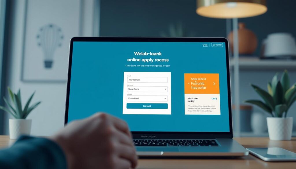 生成圖片：WeLab Bank 網上貸款申請流程