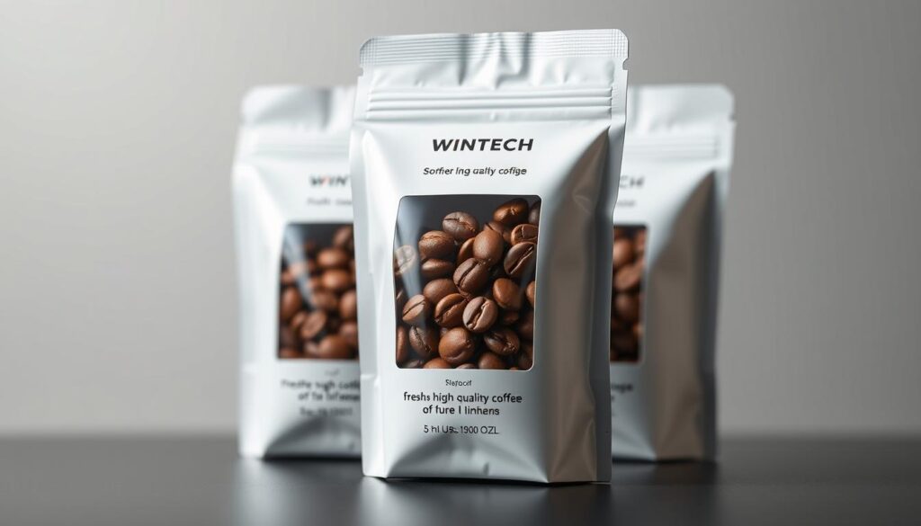 packaging of coffee beans